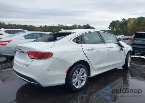 2015 Chrysler 200 Limited z USA, uszkodzony, nr VIN 1C3CCCABXFN755467